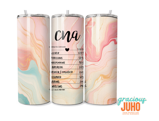 CNA  serving tumbler instant download