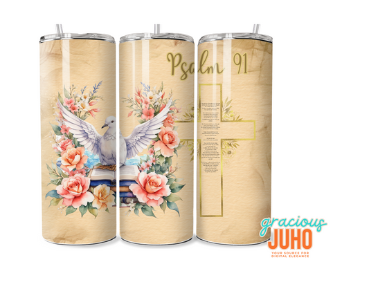 Psalm 91 tumbler