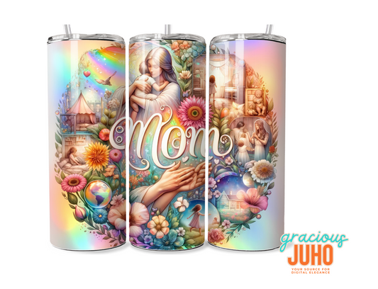 mom mother's day  tumbler design template instant download